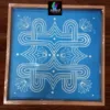 WJ1208 : 12 by 12 Wooden Square Rangoli Stencil