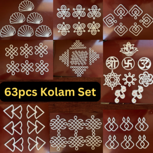 Readymade rangoli plastic Set in kolam designs