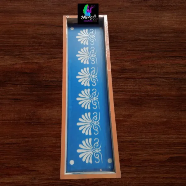 17 By 5 Wooden Border Rangoli Stencil