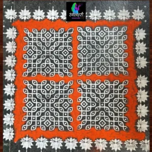 Wooden Rangoli Stencil Kolam