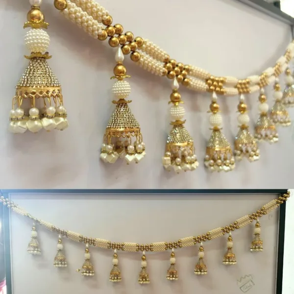 Door Hanging Toran Double Moti And Latkan