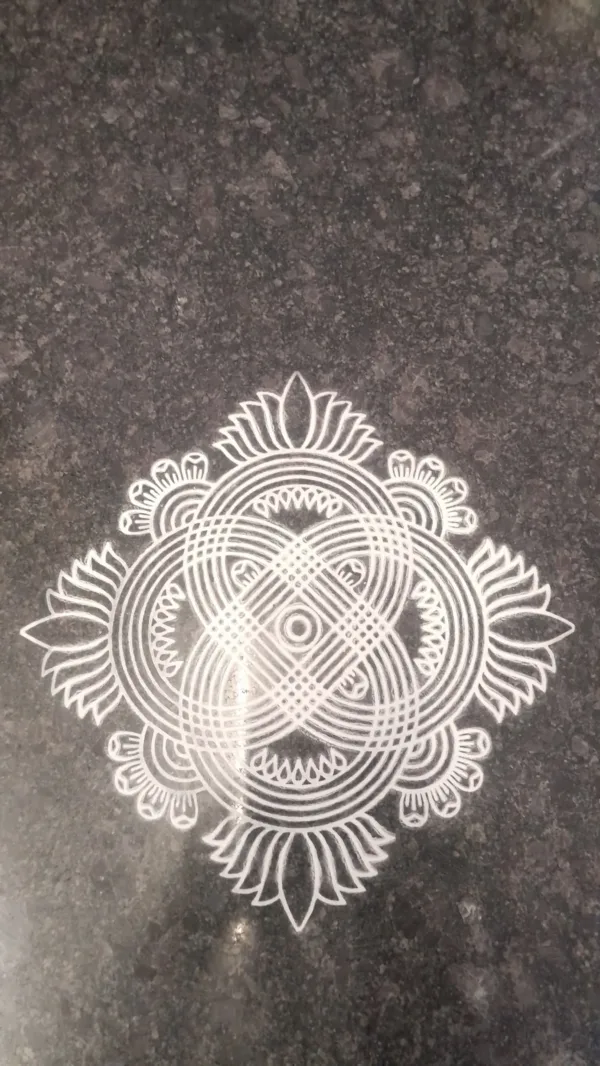 W1406 : Kolam Stencil 14 by 14 Inch