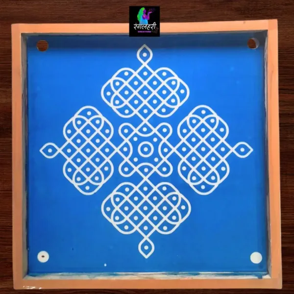 Sikku Kolam Rangoli Stencil 12 Inch