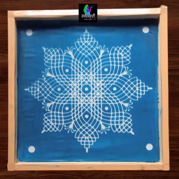 Traditional Kolam Rangoli Stencil