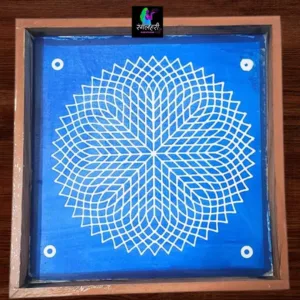 Small Sahastradal Kamal Rangoli Stencil