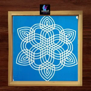 16 by 16 Sikku Kolam Stencil