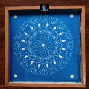 Star Lotus Kolam Stencil 12 inch