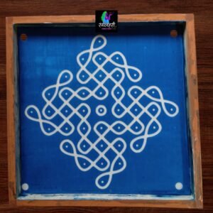Swastika Kolam Stencil 12 inch