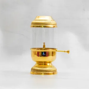 Small Akhand Diya with Adjustable Baati