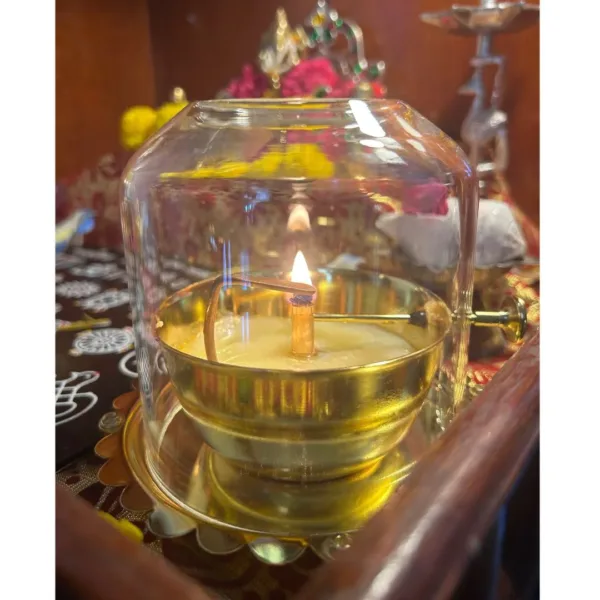 Super Premium Brass Akhand Jyot Diya 250 ML